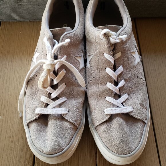 EUC CTOS Converse One Star suede platform mercury grey sneaker (9W) KICKS - Picture 5 of 9